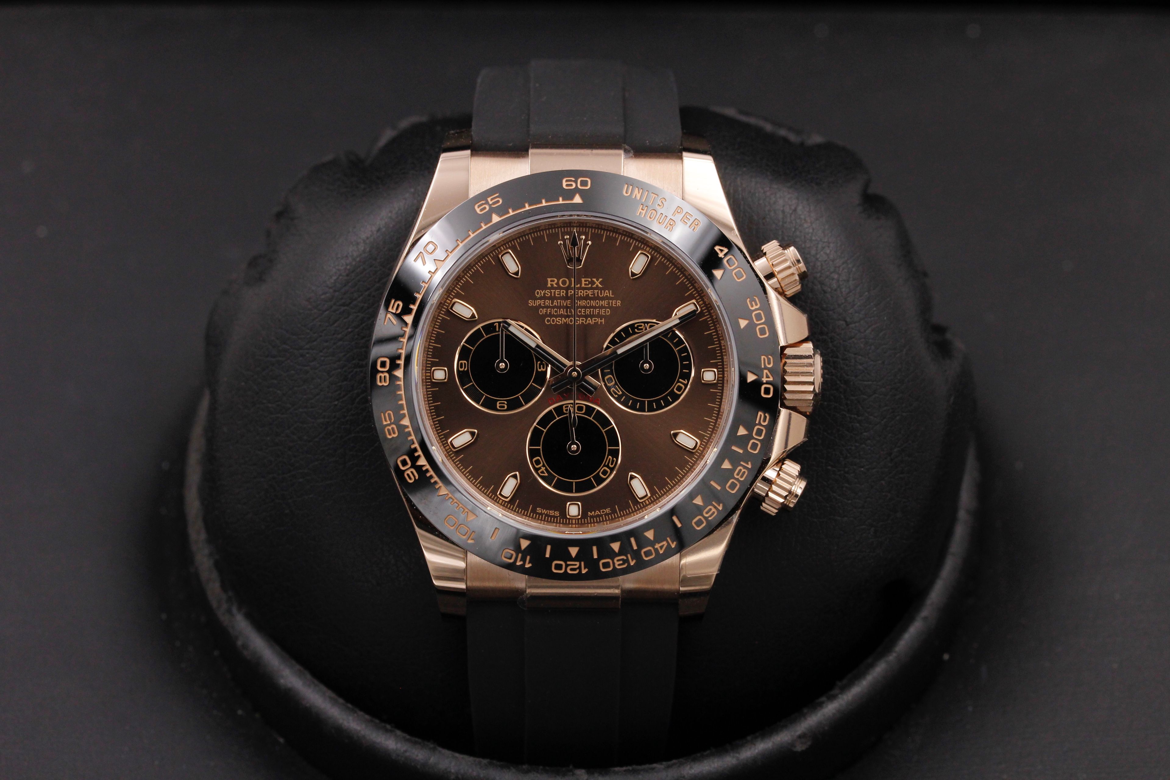 FSOT: Rolex Daytona - 116515 - Rose Gold - BASEL 2019 Chocolate Dial - NEW  IN BOX - Rolex Forums - Rolex Watch Forum