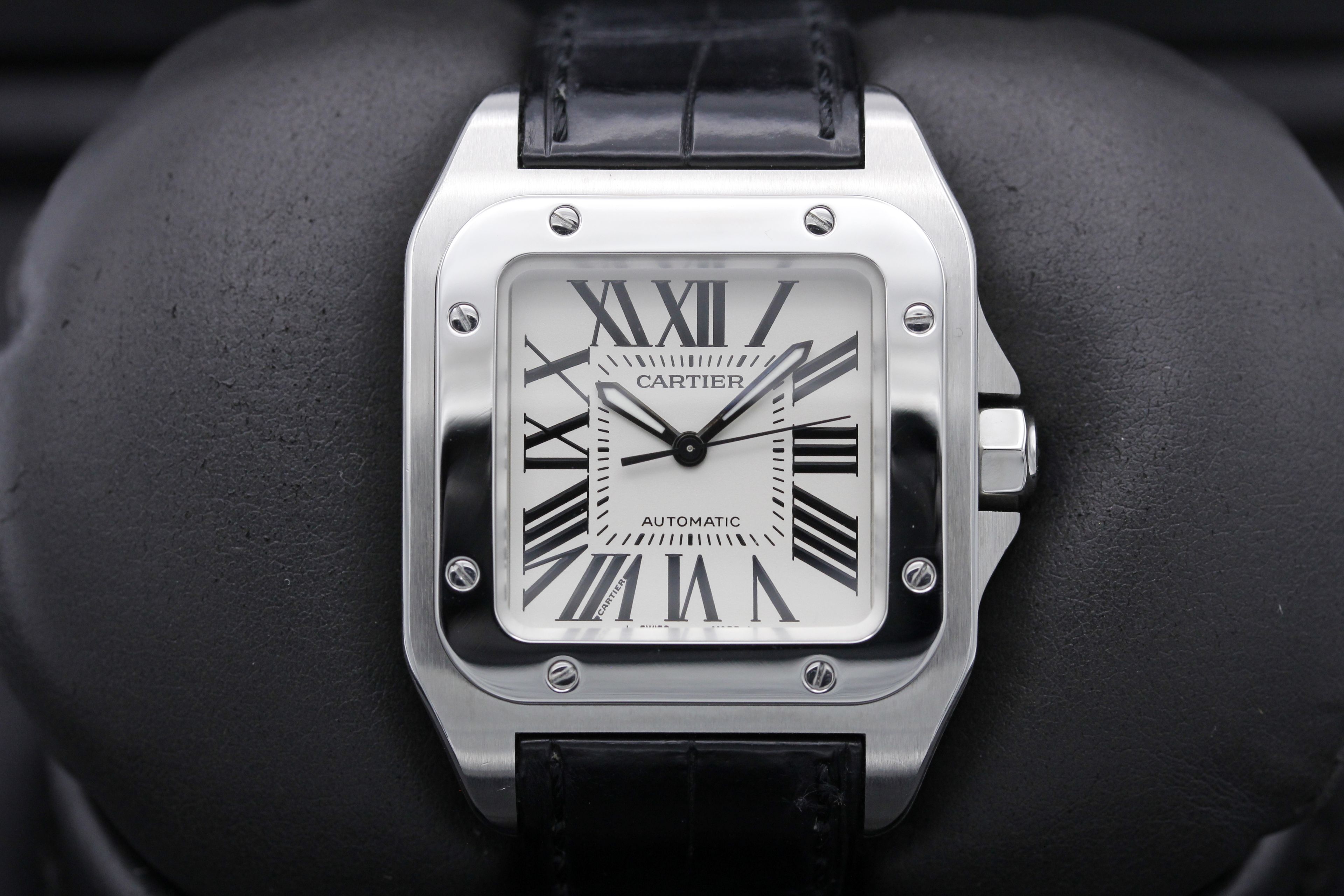 Pre-Owned Cartier Santos 100 Medium 