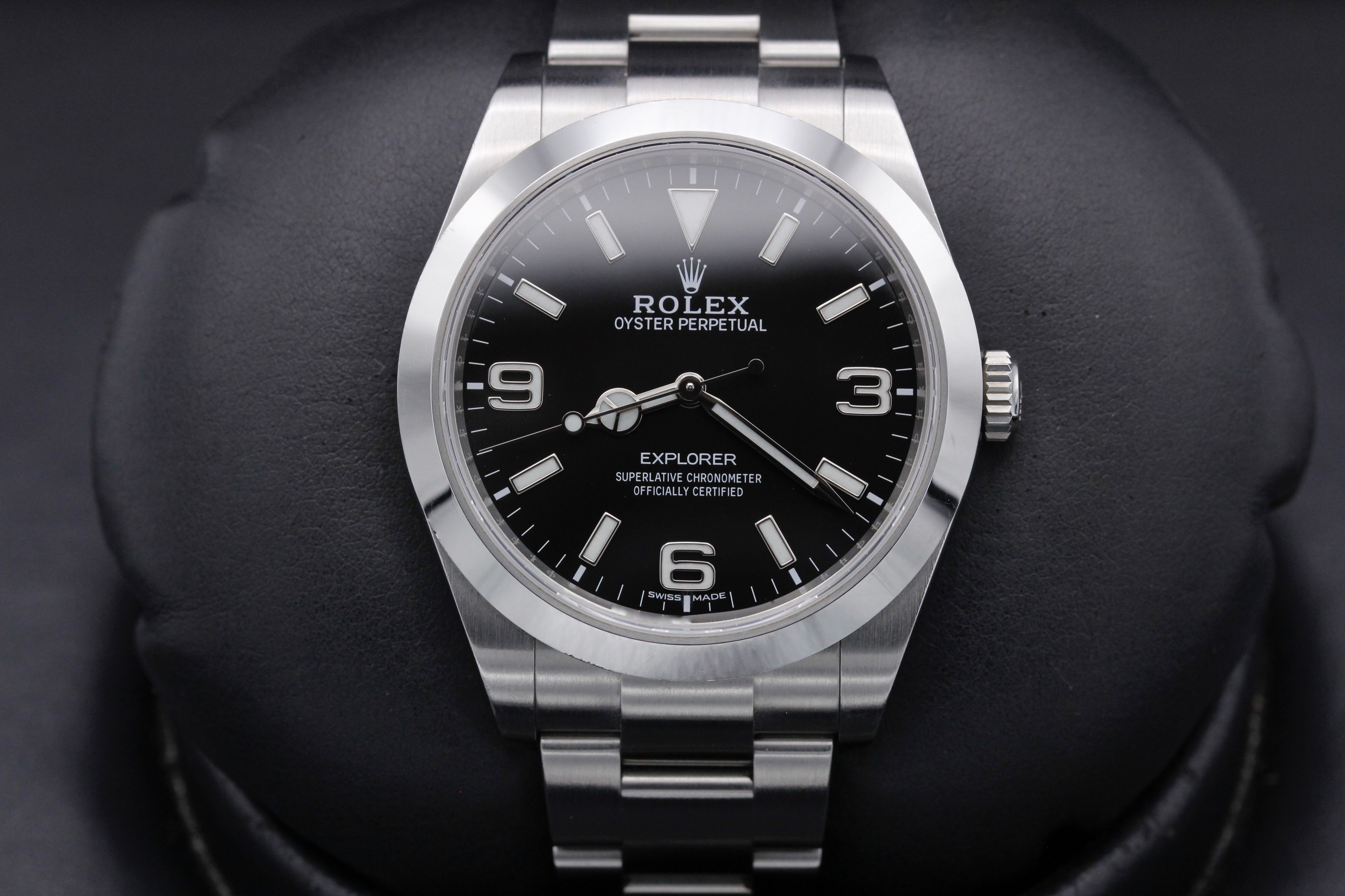 Rolex Explorer I 214270 Stainless Steel - OCWatchGuy
