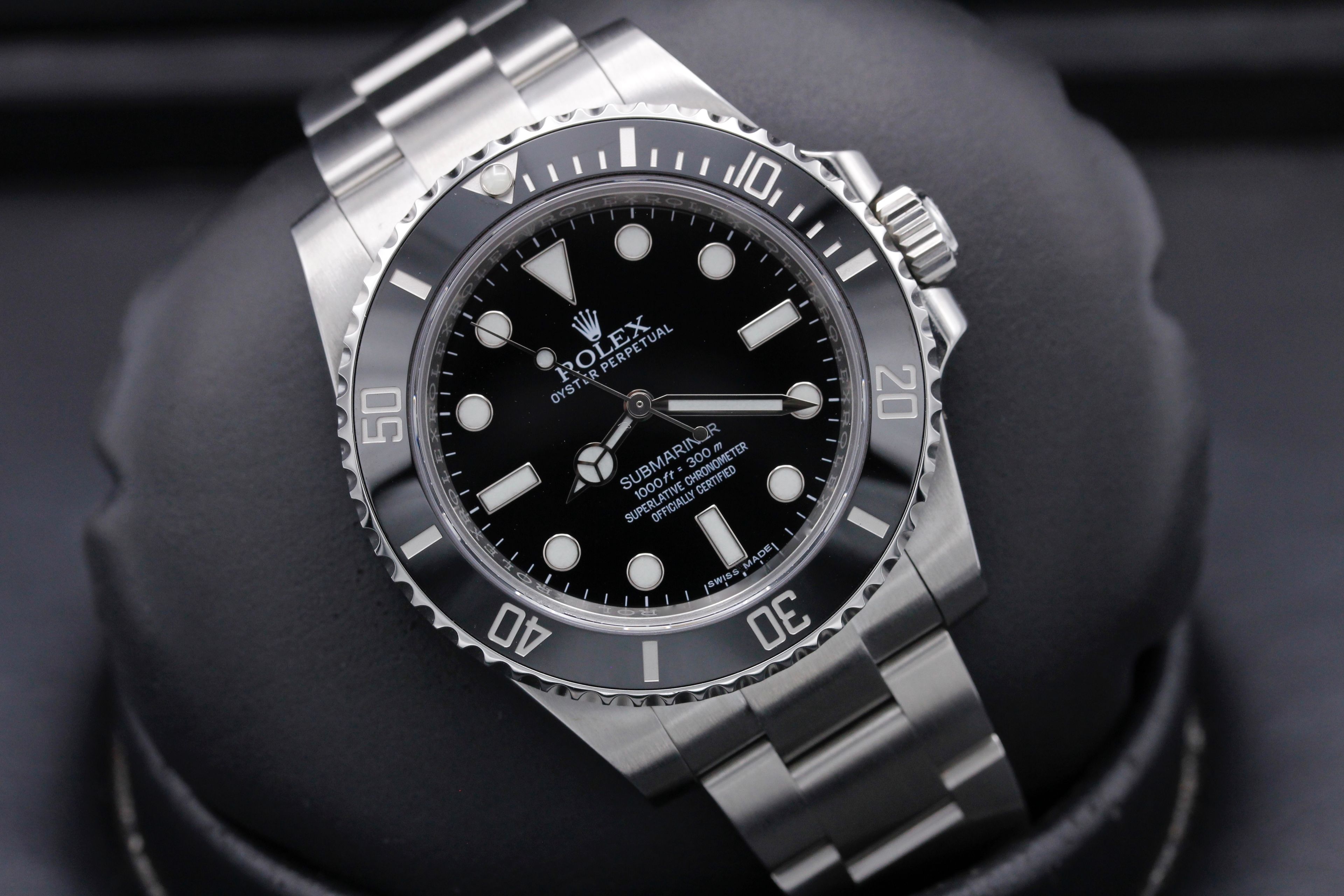 FSOT Rolex Submariner No Date 114060 Stainless Steel 40mm Mint